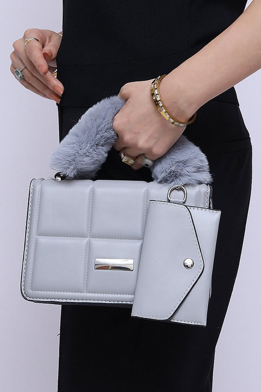 Trendy and Casual hand bag Blue WBB000421