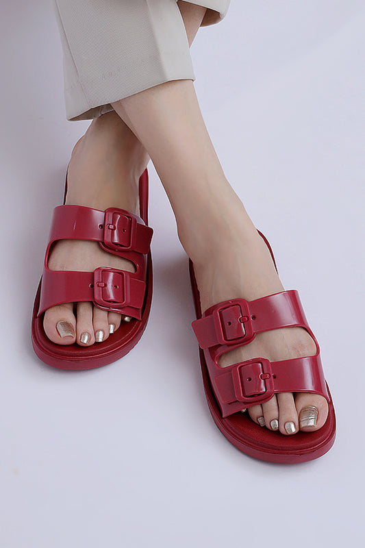 Women Maroon Slider WWS000207