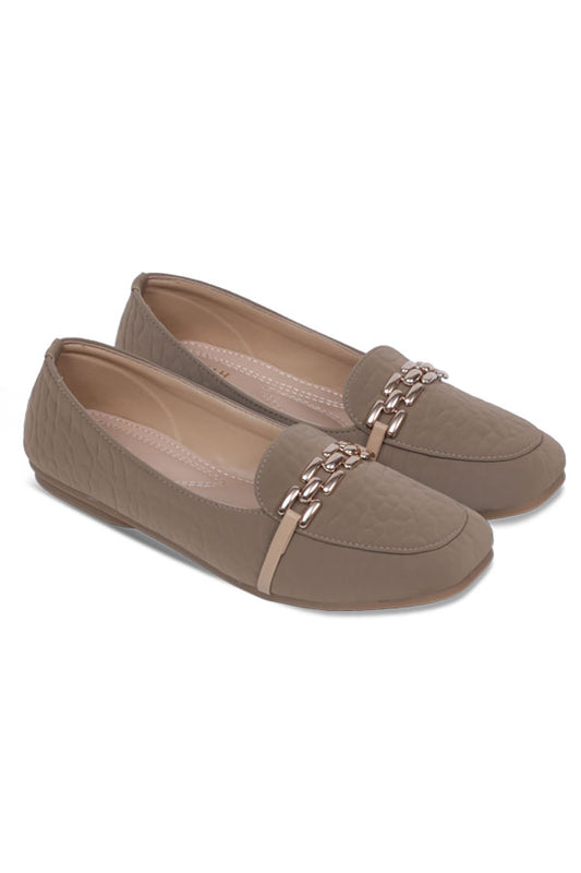 Women Moccasin Beige WMC001105