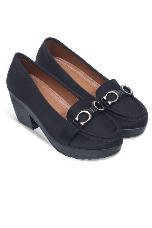 Women Moccasin Black WMC000201