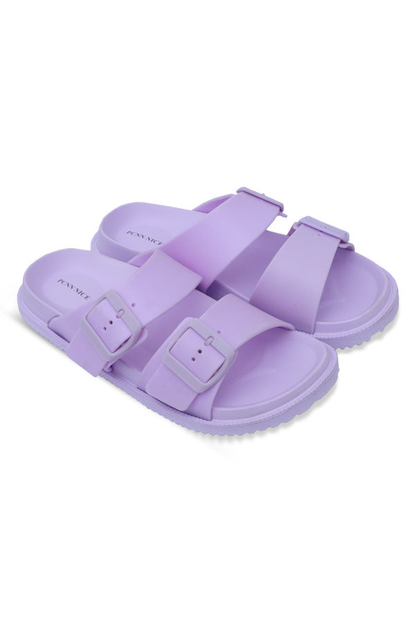 Flip & Go Women Double Strap Slider (Purple) WWS000314