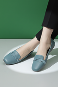 Women Moccasin Sky Blue WMC000921