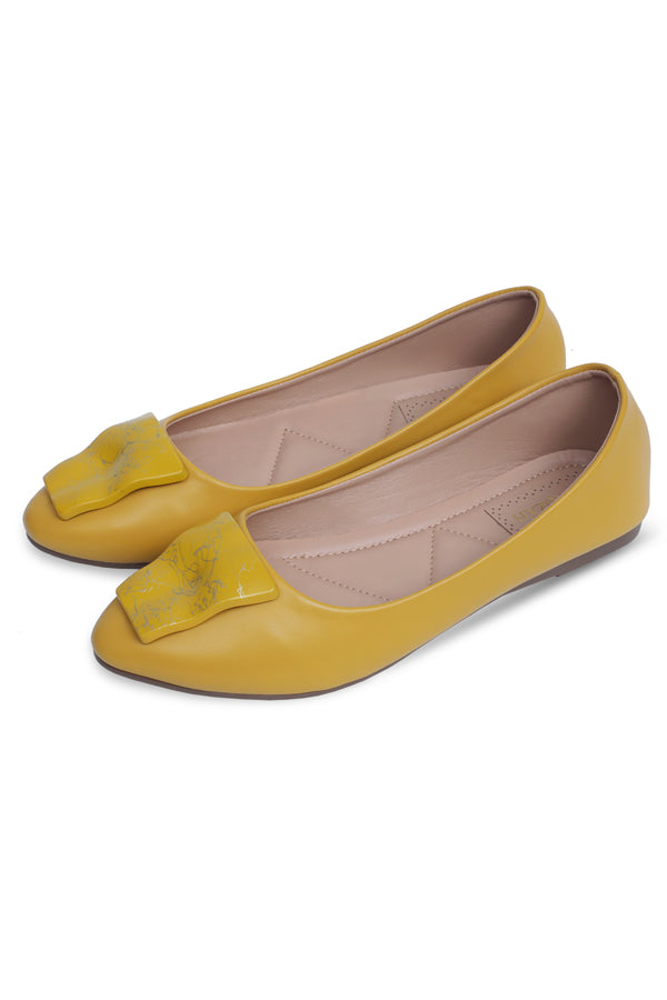 Women Ballerina Yellow WBA000535