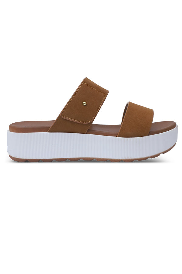 Double Strap Platform Slipper  WSL001003