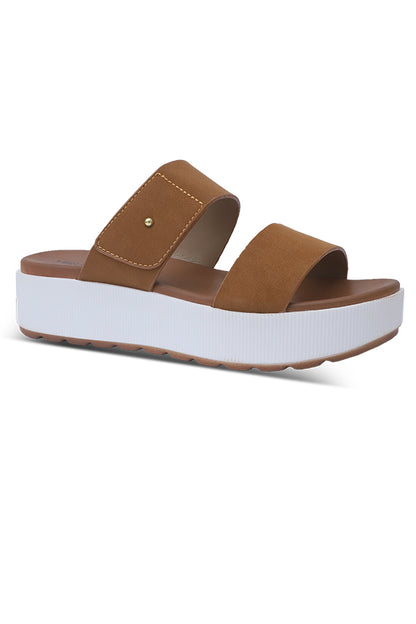 Double Strap Platform Slipper  WSL001003