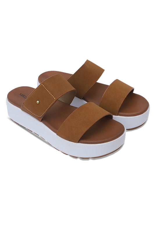 Double Strap Platform Slipper  WSL001003