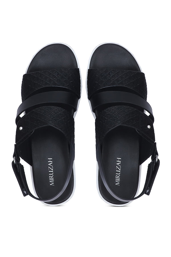 Black Platform Sandal WSA000301