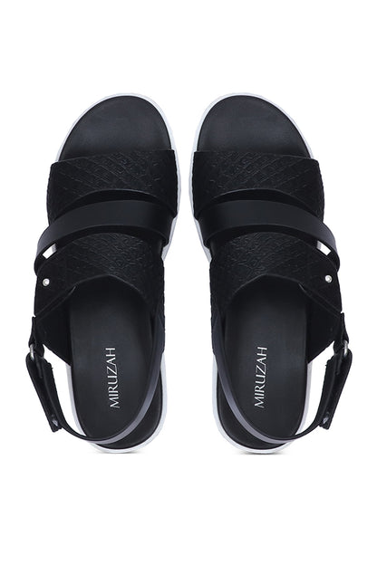 Black Platform Sandal WSA000301