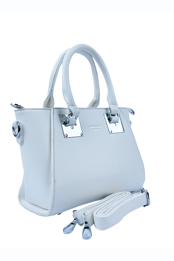 Satchel Women Bag White WBB001034