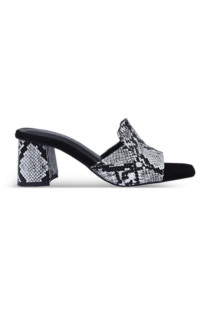Python Print Slide Heel Women Block Heels Pakistan – Miruzah