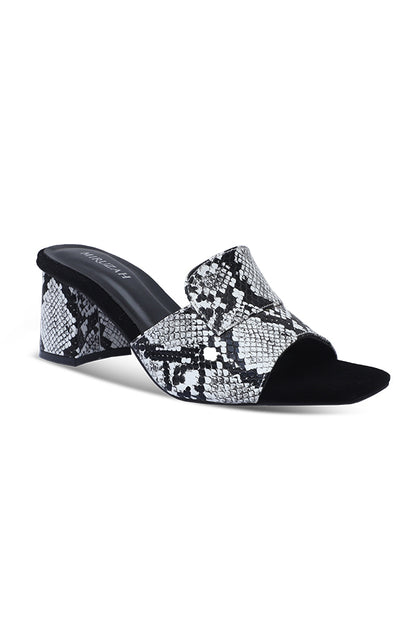 Python Print Slide Heel Women Block Heels Pakistan – Miruzah