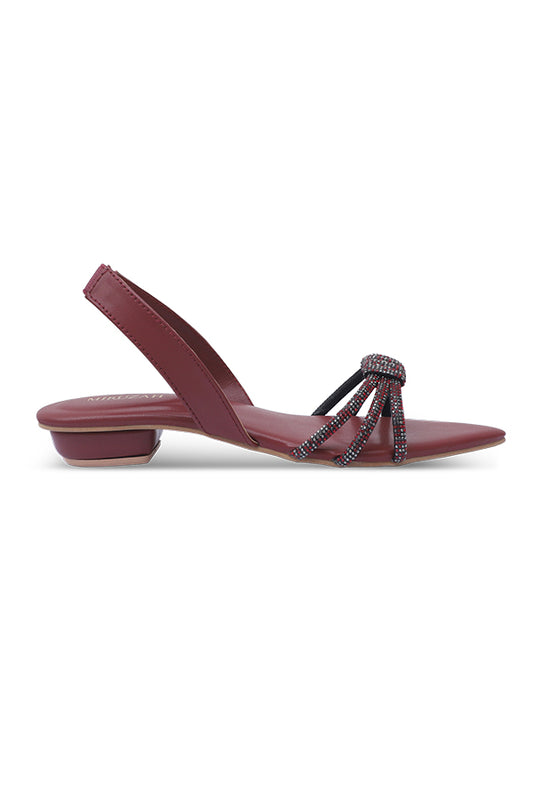 Maroon Sandal WSA000107