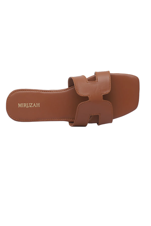Midnight Luxe Flats Matte Finish Close Up – Miruzah