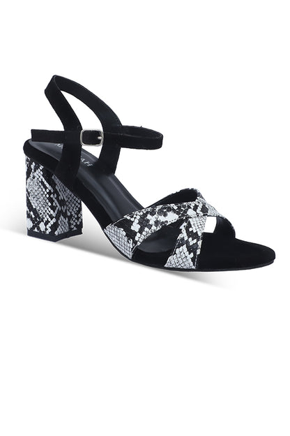 Python Print Block Heel Sandal Women Pakistan – Miruzah