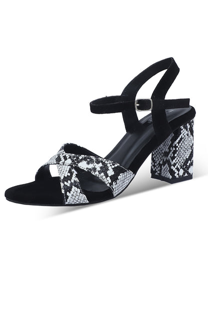 Python Print Block Heel Side View Women Heels Pakistan