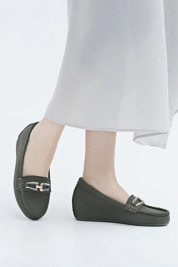 Women Moccasin Green WMC001616