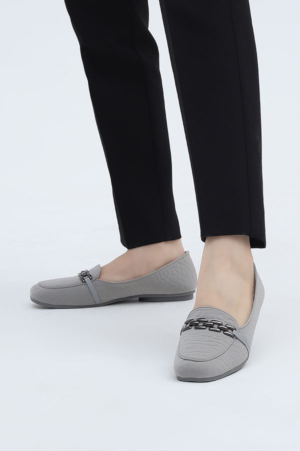 Women Moccasin Grey WMC001106