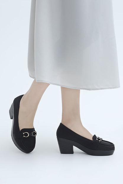 Women Moccasin Black WMC000201