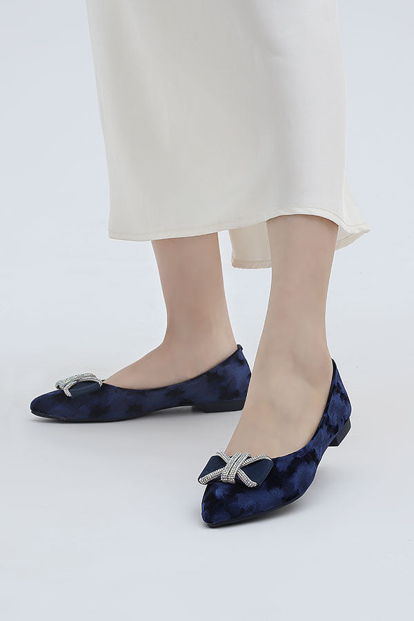 Women Ballerina Navy Blue WBA000209