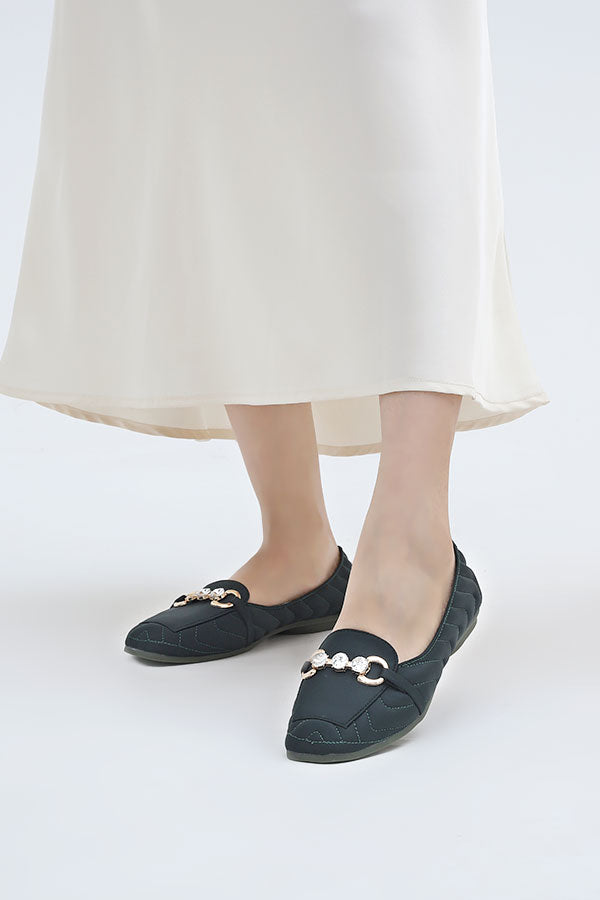 Women Moccasin Sea Green WMC000622