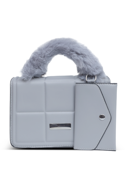 Trendy and Casual hand bag Blue WBB000421