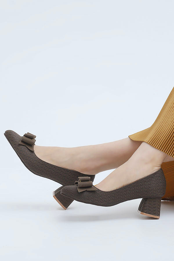 Women Court Shoe Brown WCS000102