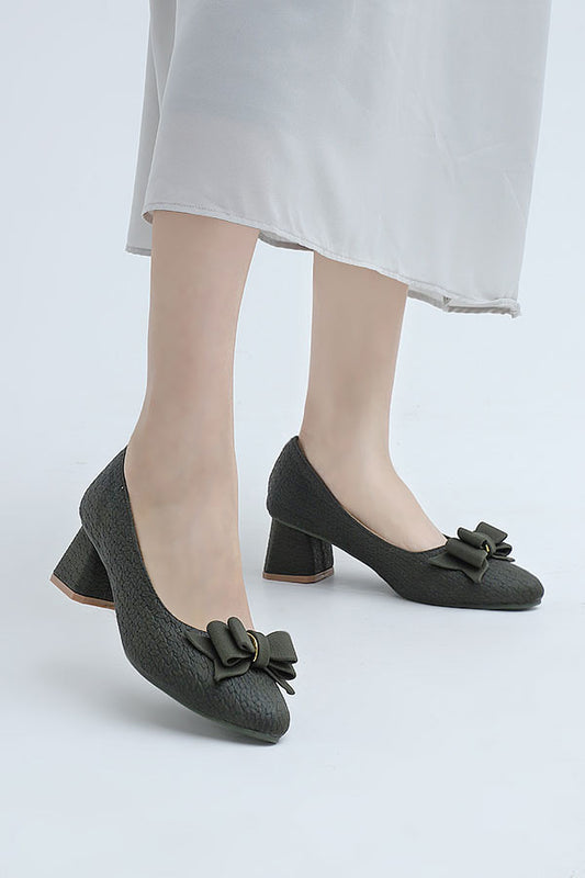 Women Green Court Shoe Formal Footwear Pakistan – Miruzah
