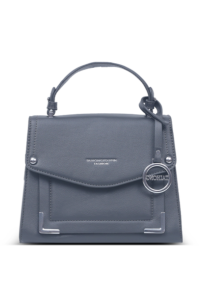 Hand Bag in Boxy style in Black WBB000301