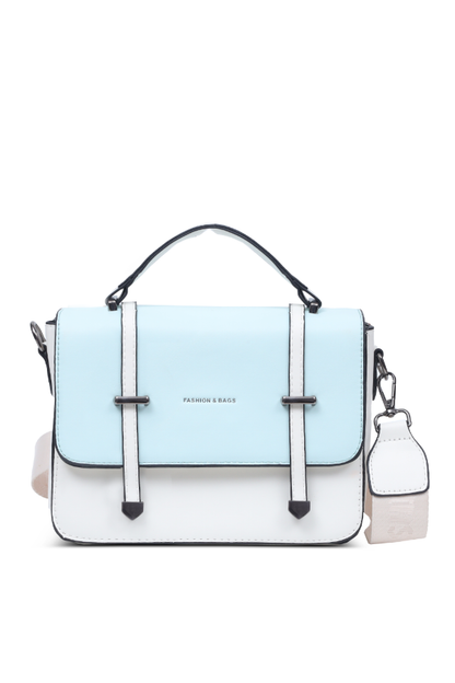 Elegent Casual Handbag in Sky Blue WBB000721