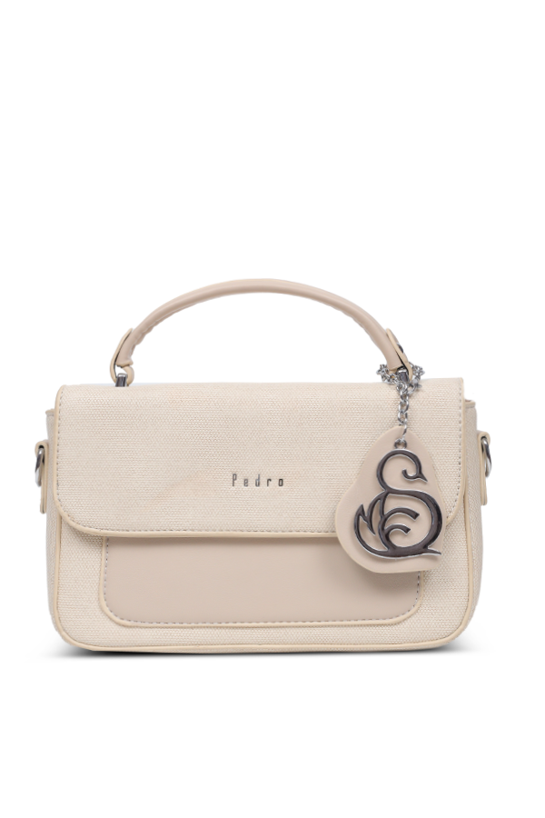 Ladies bag in Boxy Style in Off white WBB000528