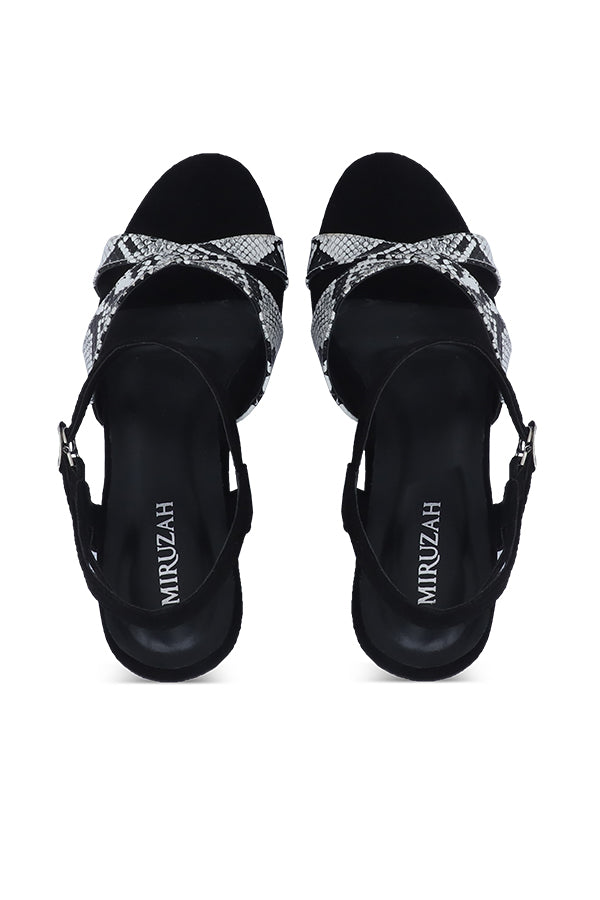 Python Print Block Heel Sandal All Sizes Pakistan – Miruzah