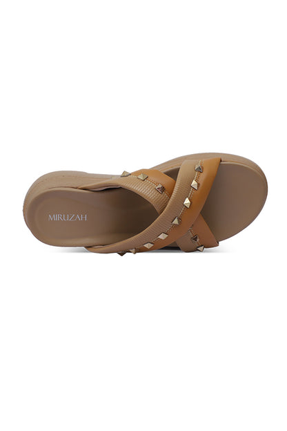 Comfy Studded Slip-On Slides  WSL001633