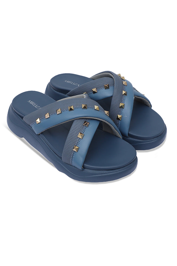 Comfy Studded Slip-On Slides WSL001609