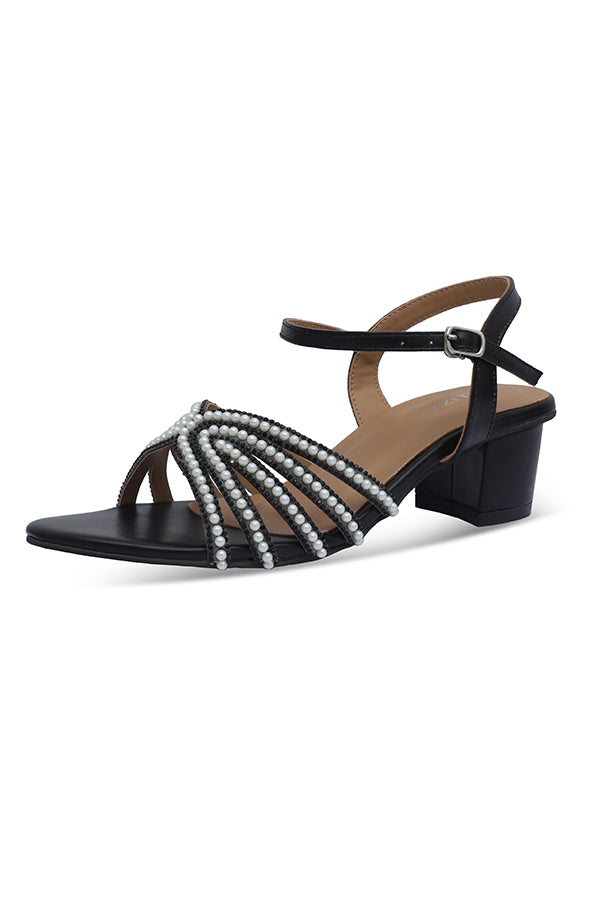 Midnight Pearl Bloom Heel (WSA000801)
