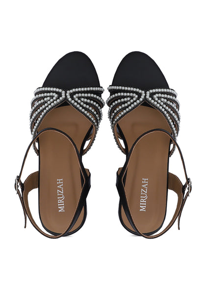 Midnight Pearl Bloom Heel (WSA000801)
