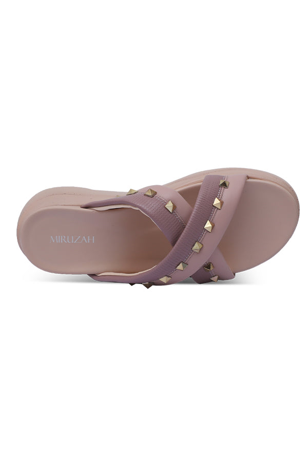 Comfy Studded Slip-On Slides WSL001613