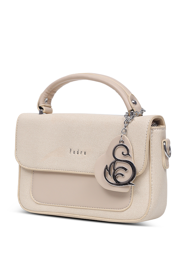 Ladies bag in Boxy Style in Off white WBB000528