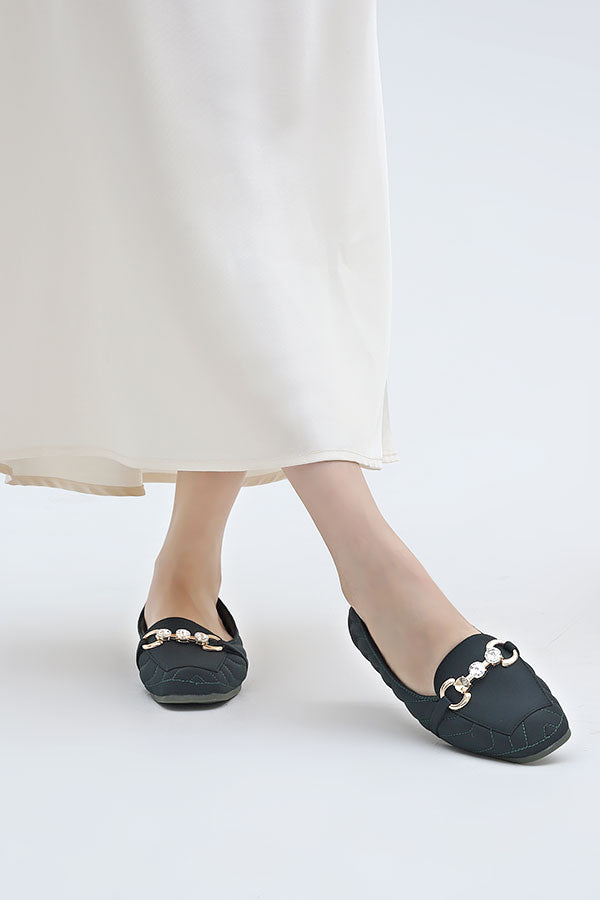 Women Moccasin Sea Green WMC000622