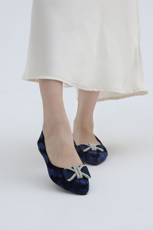 Women Ballerina Navy Blue WBA000209