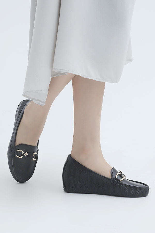 Women Moccasin Black WMC001801