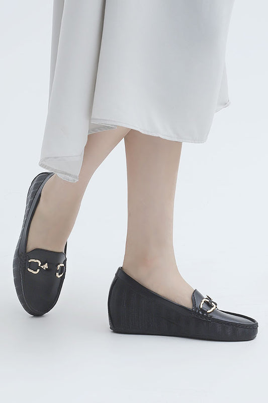 Women Moccasin Black WMC001801