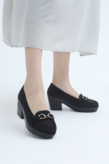 Women Moccasin Black WMC000201