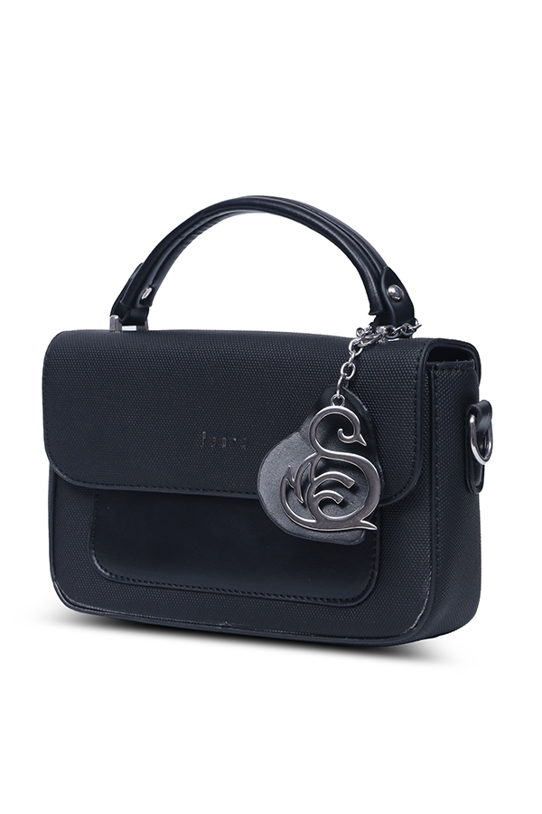 Ladies bag in Boxy Style in Black WBB000501