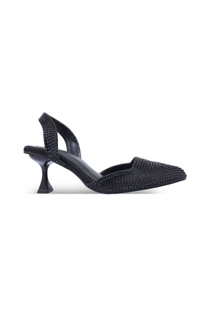 Black Diamond Slingbacks  WSA001001
