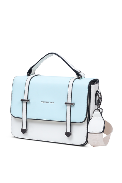 Elegent Casual Handbag in Sky Blue WBB000721
