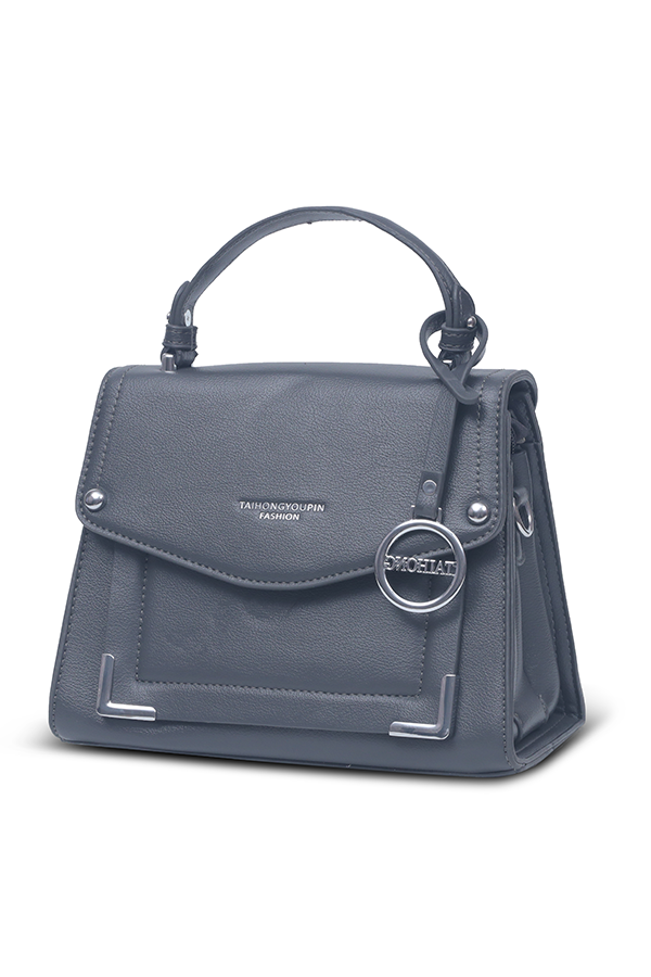 Hand Bag in Boxy style in Black WBB000301