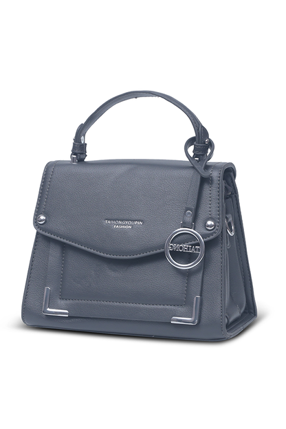 Hand Bag in Boxy style in Black WBB000301