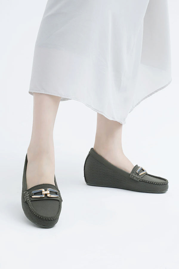 Women Moccasin Green WMC001616