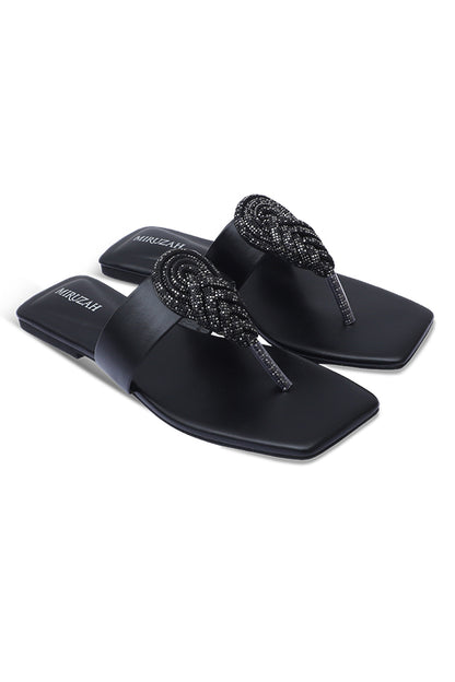 Black Chappal WSL000101