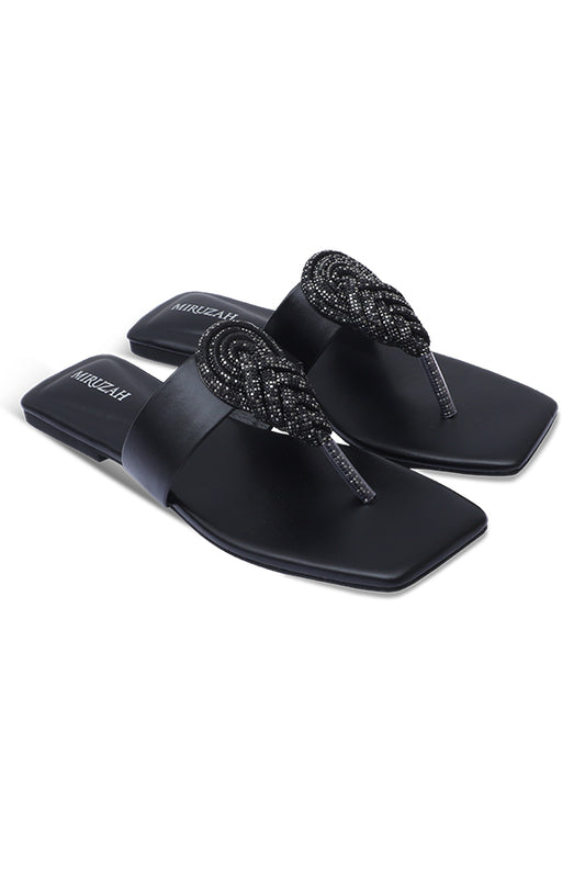 Black Chappal WSL000101